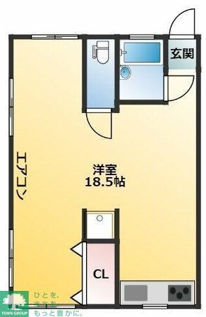 吉野ハイツの物件間取画像